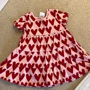 Heart tiered dress
